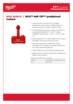 MILWAUKEE M12 AUN 4932479461 A4 PDF