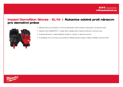 MILWAUKEE Rukavice odolné proti nárazům pro demoliční práce - XL/10 - 1 ks 4932471910 A4 PDF