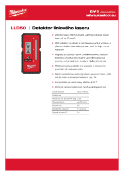 MILWAUKEE LLD50 4932478104 A4 PDF
