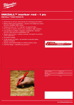 MILWAUKEE INKZALL™ značkovač 48223170 A4 PDF