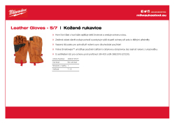 MILWAUKEE Kožené rukavice - 7/S - 1 ks 4932479727 A4 PDF
