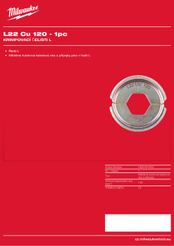 MILWAUKEE L22 Cu 120 4932464493 A4 PDF