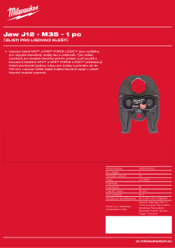 MILWAUKEE Press Jaws 4932430253 A4 PDF