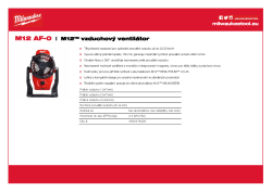 MILWAUKEE M12™ ventilátor 4933478228 A4 PDF