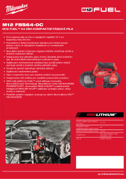 MILWAUKEE M12FBS64-0X 4933478440 A4 PDF