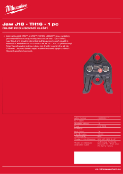 MILWAUKEE Press Jaws 4932430277 A4 PDF