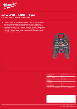 MILWAUKEE Press Jaws 4932430300 A4 PDF