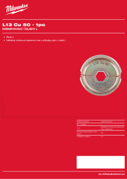 MILWAUKEE L13 Cu 50 4932464503 A4 PDF