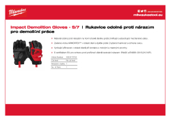 MILWAUKEE Rukavice odolné proti nárazům pro demoliční práce - S/7 - 1 ks 4932479723 A4 PDF