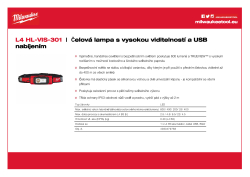 MILWAUKEE Čelová lampa s vysokou viditelností a USB nabíjením 4933479768 A4 PDF