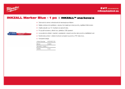 MILWAUKEE INKZALL™ značkovač* 4932492126 A4 PDF