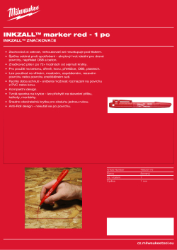 MILWAUKEE INKZALL™ značkovač 48223170 A4 PDF