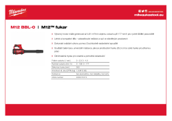 MILWAUKEE M12™ fukar 4933472214 A4 PDF