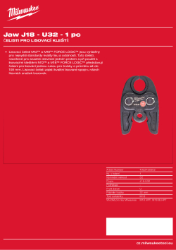 MILWAUKEE Press Jaws 4932430302 A4 PDF