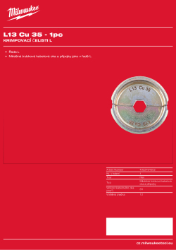 MILWAUKEE L13 Cu 35 4932464502 A4 PDF