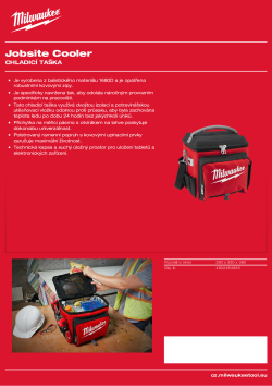 MILWAUKEE Chladicí taška 4932464835 A4 PDF