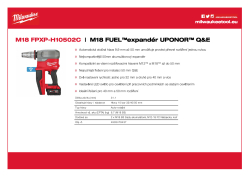 MILWAUKEE M18 FUEL™expandér UPONOR™ Q&E 4933479437 A4 PDF