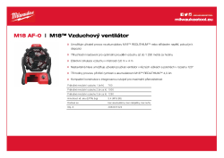 MILWAUKEE M18™ ventilátor 4933451022 A4 PDF
