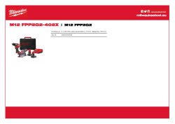 MILWAUKEE M18 FUEL™ sada nářadí 4933480592 A4 PDF