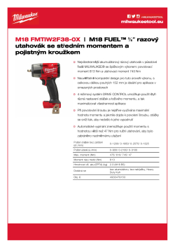 MILWAUKEE M18 FMTIW2F38 4933479153 A4 PDF
