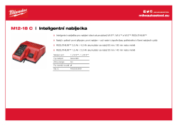 MILWAUKEE M12™ - M18™ inteligentní nabíječka 4932352959 A4 PDF