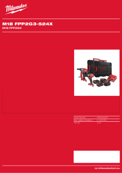 MILWAUKEE M18 FUEL™ set nářadí 4933492529 A4 PDF