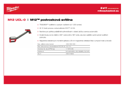 MILWAUKEE M12™ podvozková svítilna 4933478868 A4 PDF