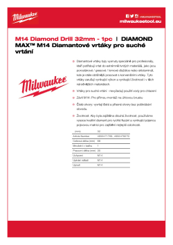 MILWAUKEE 32 mm - M14 4932478279 A4 PDF