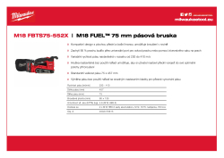 MILWAUKEE M18 FUEL™ 75 mm pásová bruska 4933479615 A4 PDF