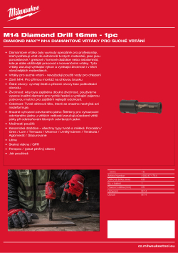 MILWAUKEE 16 mm - M14 4932471764 A4 PDF