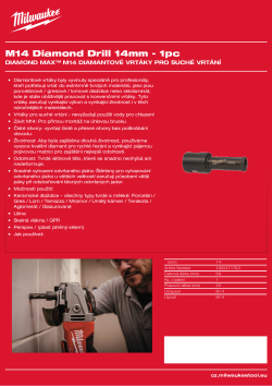 MILWAUKEE 14 mm - M14 4932471763 A4 PDF