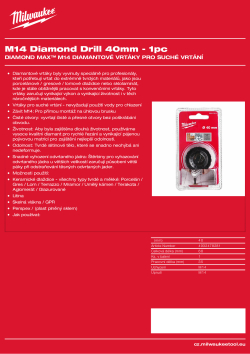 MILWAUKEE 40 mm - M14 4932478281 A4 PDF