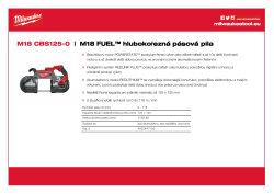 MILWAUKEE M18 FUEL™ hlubokořezná pásová pila 4933447150 A4 PDF