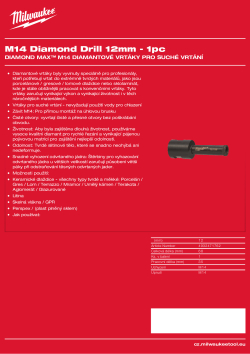 MILWAUKEE 12 mm - M14 4932471762 A4 PDF