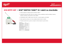 MILWAUKEE M18™ SWITCH TANK™ 15 l nádrž na chemikálie 4933464964 A4 PDF