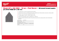 MILWAUKEE Mesh Sheets for M12 FDSS 48805080 A4 PDF