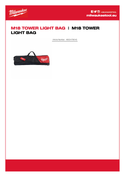 MILWAUKEE M18 TOWER LIGHT BAG 4933479643 A4 PDF