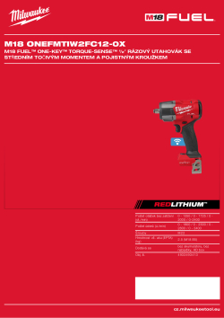 MILWAUKEE M18 ONEFMTIW2FC12 4933493413 A4 PDF