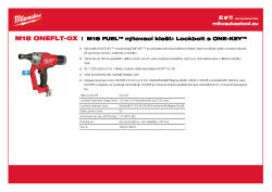 MILWAUKEE M18 FUEL™ nýtovací kleště Lockbolt s ONE-KEY™ 4933478637 A4 PDF