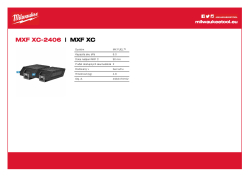 MILWAUKEE MX FUEL™ REDLITHIUM™ 6.0 Ah akumulátor 4933479162 A4 PDF