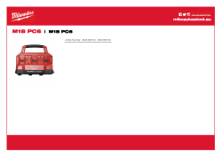 MILWAUKEE M18™ PACKOUT™ rychlonabíječka se šesti sloty 4932480162 A4 PDF
