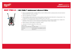 MILWAUKEE MX FUEL™ stahovací vibrační lišta 4933479771 A4 PDF