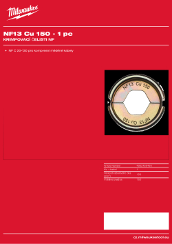 MILWAUKEE NF13 Cu 150 4932459460 A4 PDF