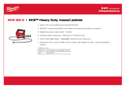 MILWAUKEE M18™ mazací pistole 4933440493 A4 PDF