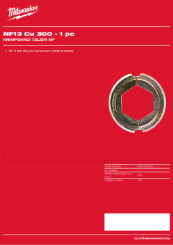 MILWAUKEE NF13 Cu 300 4932459463 A4 PDF