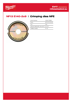 MILWAUKEE NF13 E140-2x9 4932479686 A4 PDF