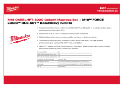 MILWAUKEE M18™ FORCE LOGIC™ bezuhlíkový lis s ONE-KEY™ 4933480904 A4 PDF