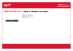 MILWAUKEE Hlava k vibrátoru 50 mm 4932478613 A4 PDF