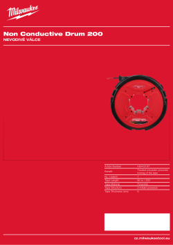 MILWAUKEE 60 m nevodivý válec polyester 48445197 A4 PDF