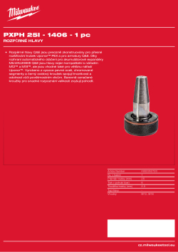 MILWAUKEE Expander heads 4932352720 A4 PDF